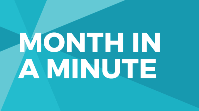 Month in a Minute: August's biggest agency stories