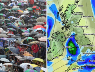 UK weather forecast: Remembrance Day WASHOUT as Britons prepare for DRENCHING
