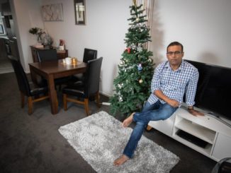 New Year's reunion for family who missed out on Christmas because of visa delay