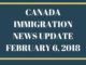 Canadian Immigration News Update: Feb 6, 2018